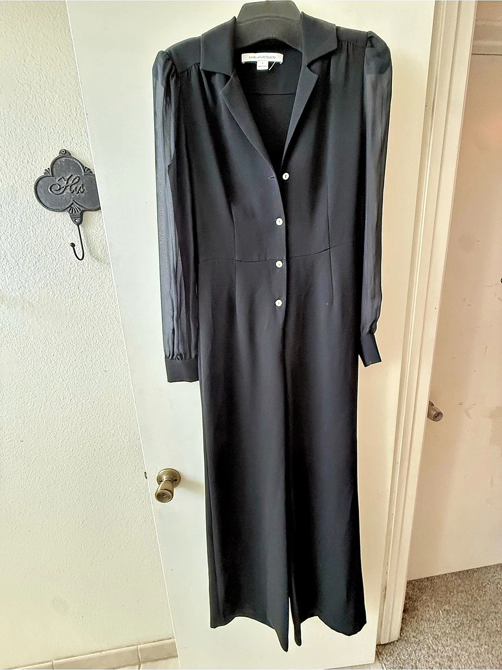 Diane von Furstenberg Silk Jumpsuit Size 4